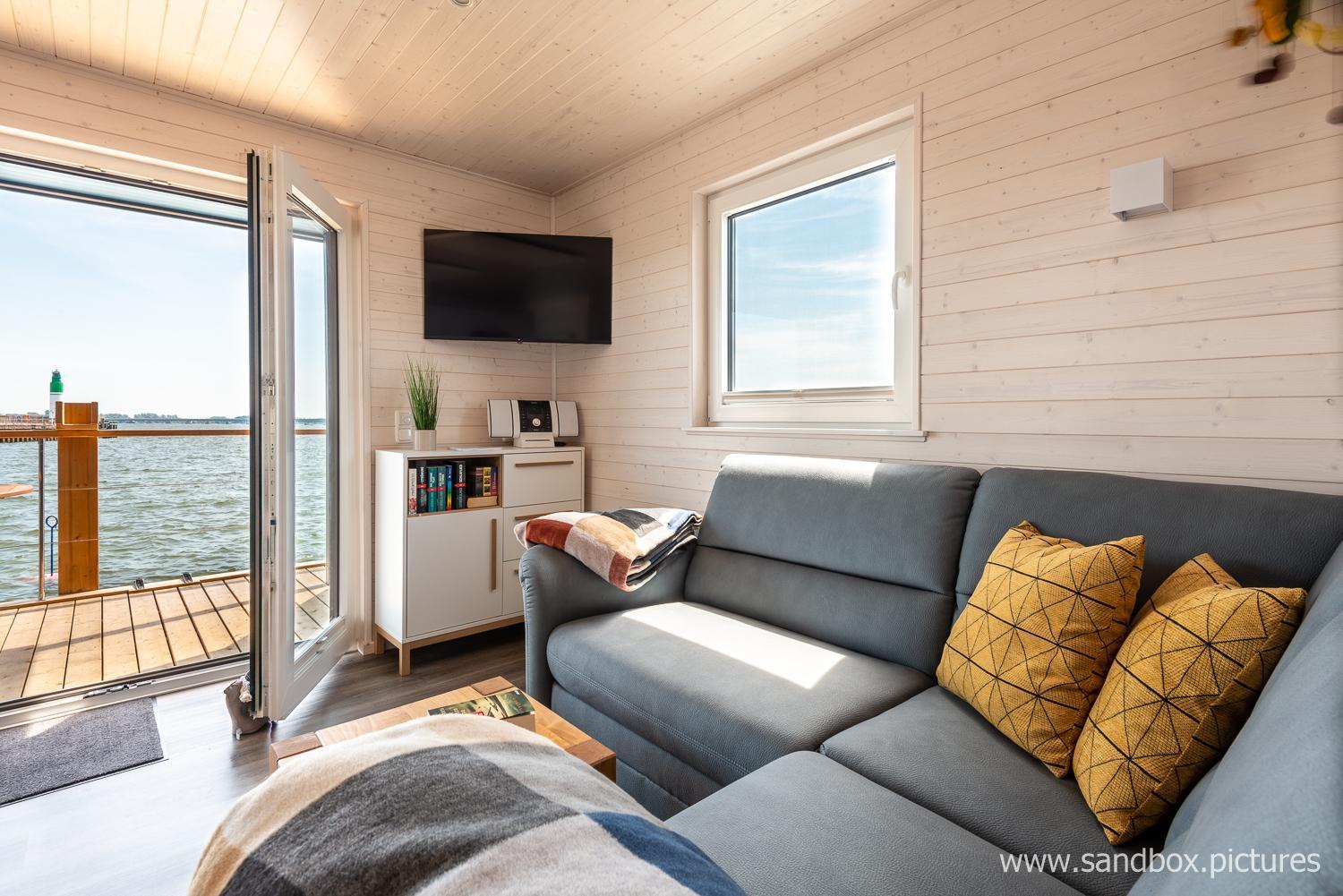 Hotel Hausboot Harmonie Stralsund Esterno foto